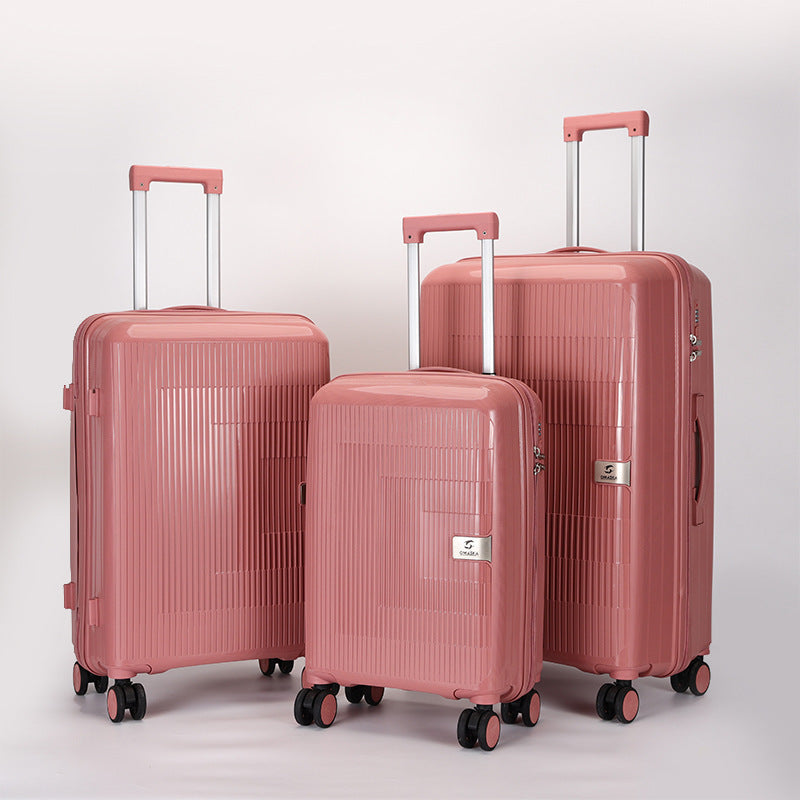 multi-size hardshell spinner luggage set with telescopic handles and double-spinner wheels Stornfield