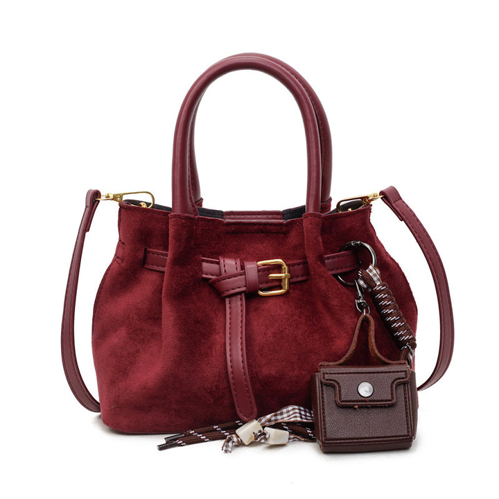 Elegant Suede Handheld Bag Stornfield