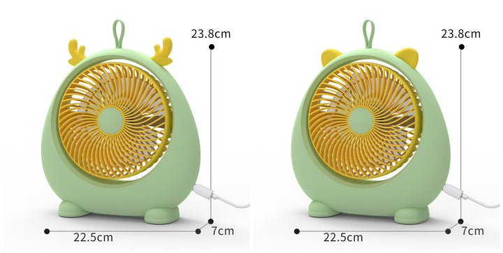 Women's Portable Mini Fan in Kawaii Animal Design Stornfield