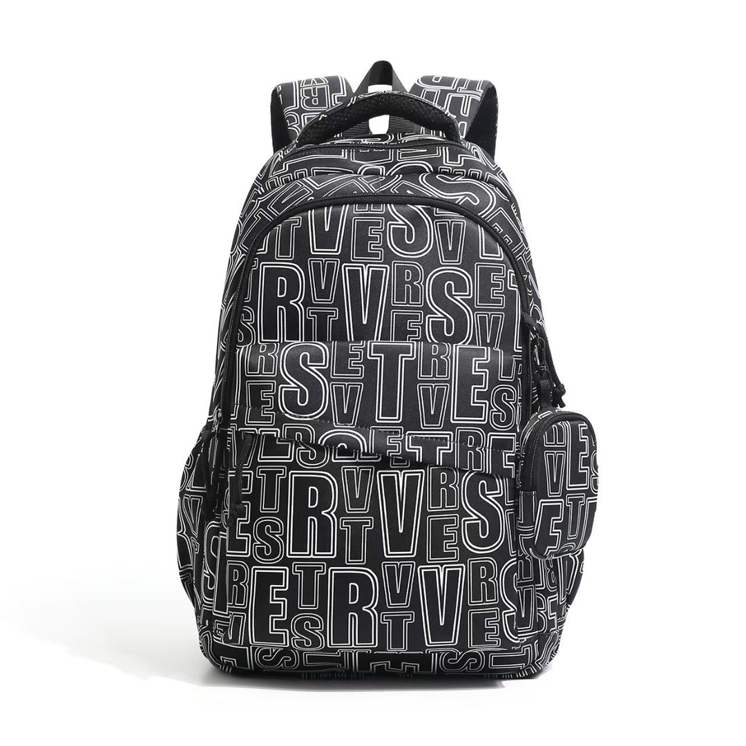 Backpack with trendy lettering Stornfield