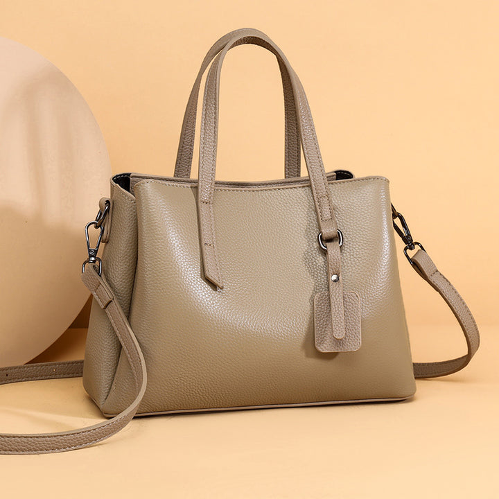 Textured Leather Tote Bag Stornfield 1785771205