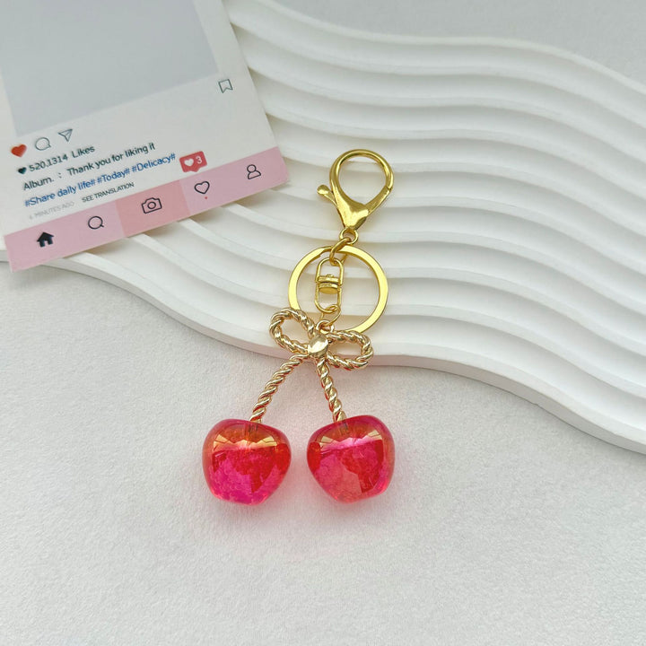 Cherry-Inspired Decorative Keychain Stornfield