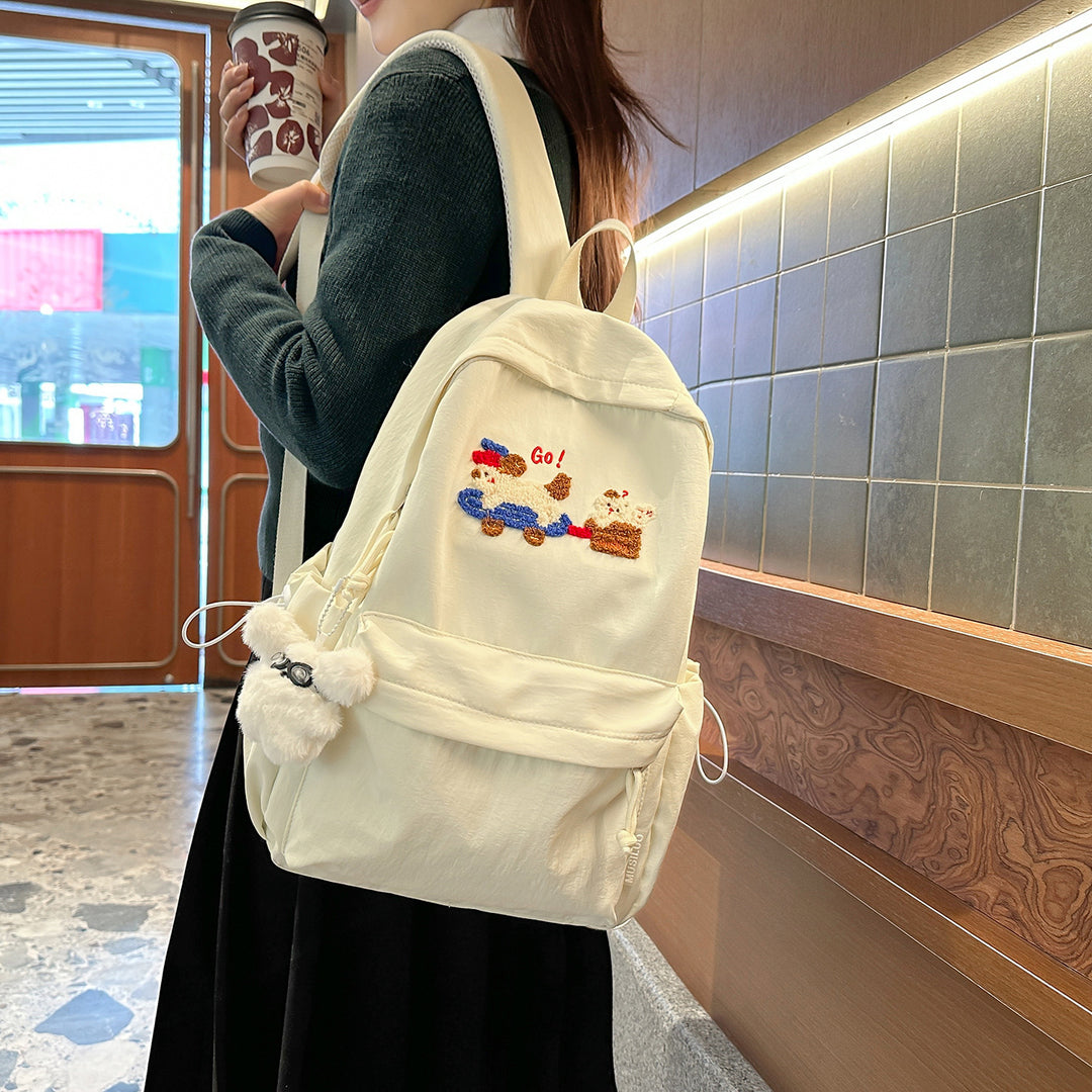 Playful Embroidered Backpack Stornfield