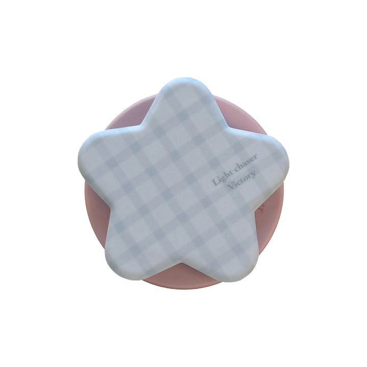 Playful star-shaped silicone coaster Stornfield