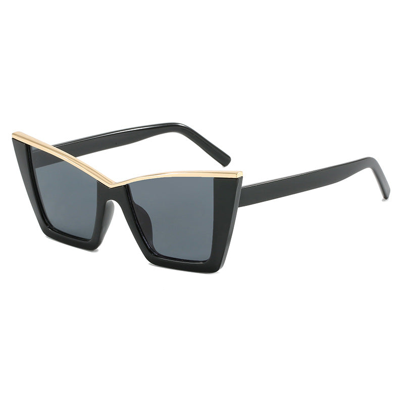 Ladies square sunglasses with golden details Stornfield