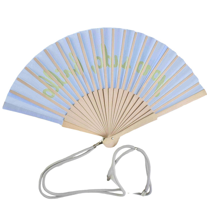 Ladies Designer Hand Fan with Personal Inscription Stornfield