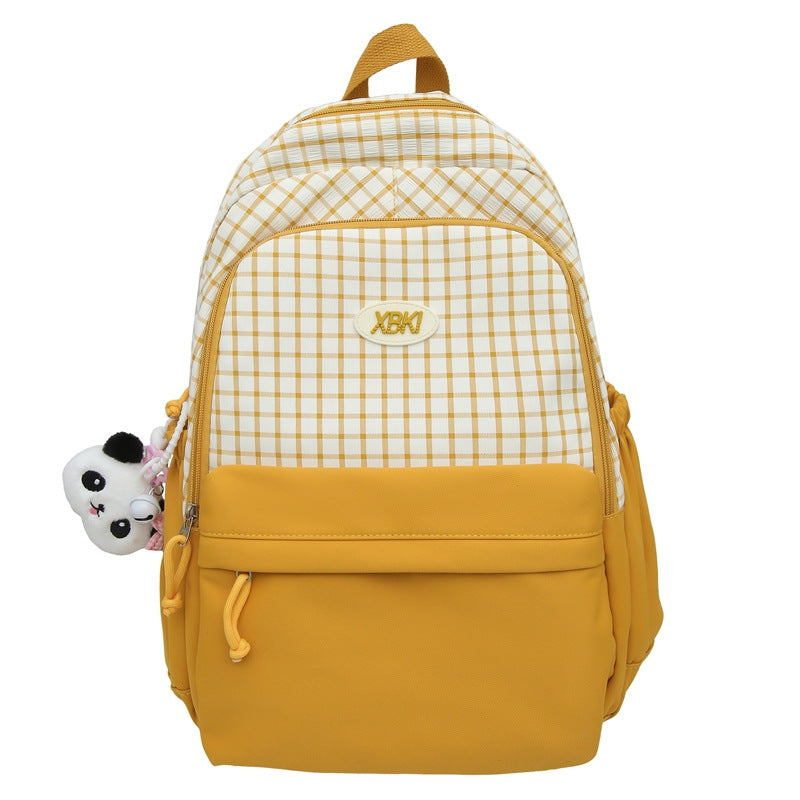 Chic Plaid Design School Backpack Stornfield