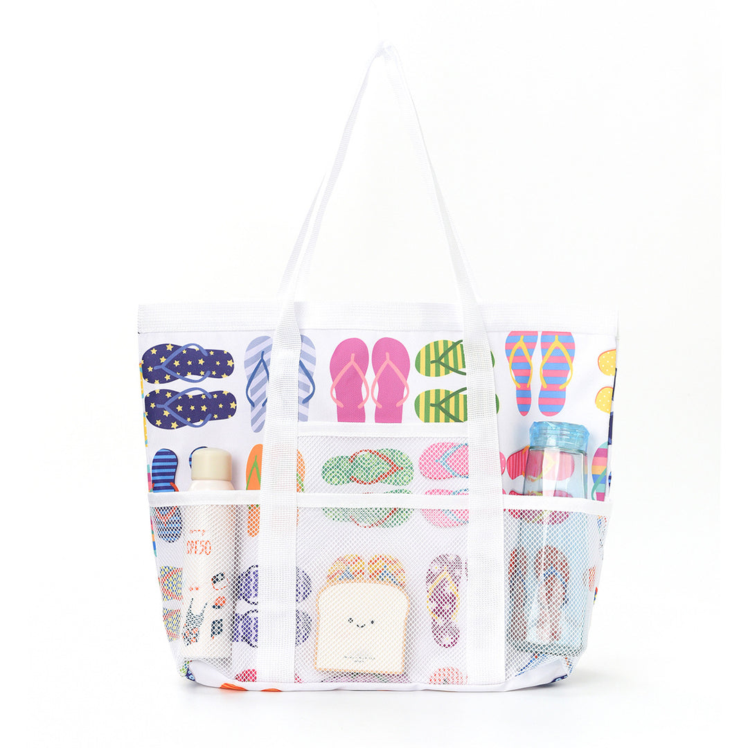 Spacious beach bag with breathable mesh design Stornfield