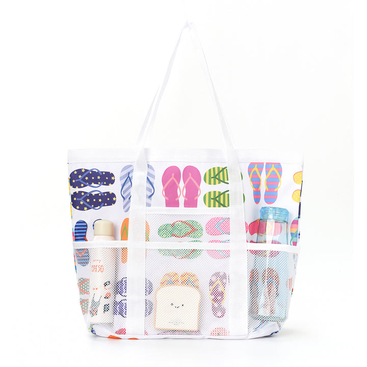 Spacious beach bag with breathable mesh design Stornfield