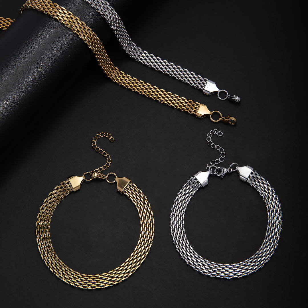Elegant Textured Statement Jewelry Set Stornfield