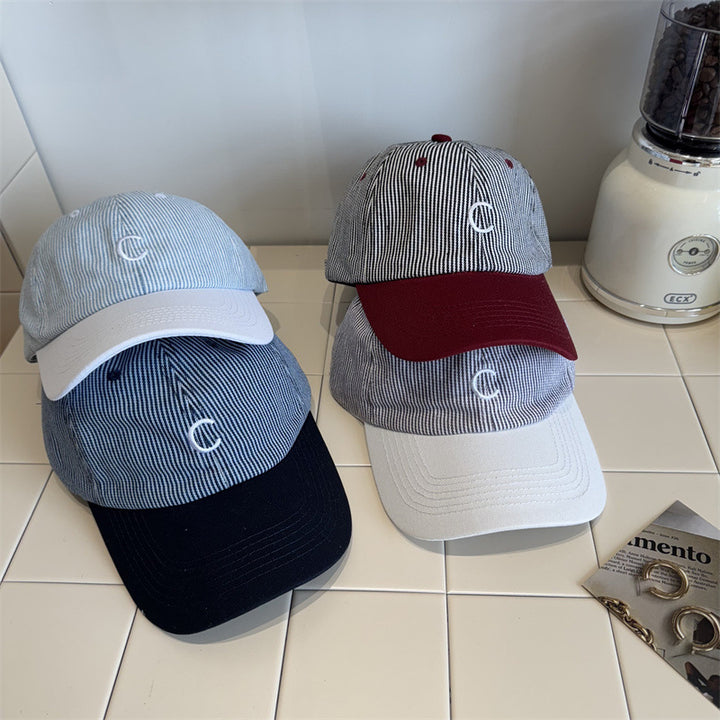 Men's Classic Striped Baseball Cap Stornfield