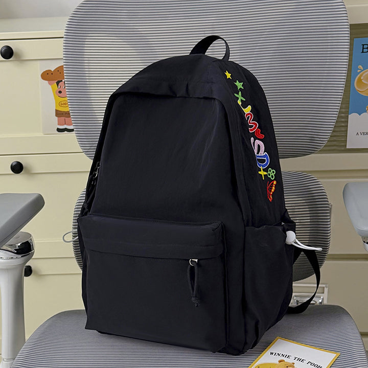 Decorative Character-Embellished Casual Backpack Stornfield