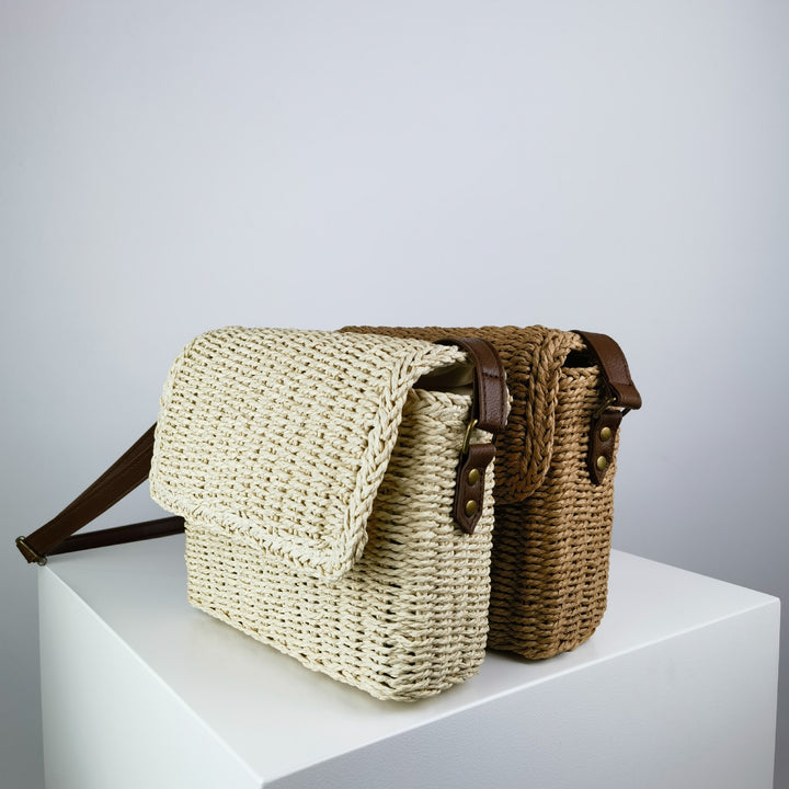 Stylish Rattan Shoulder Bag Stornfield