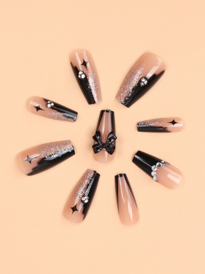 Stylish Long Coffin Nail Extensions Stornfield