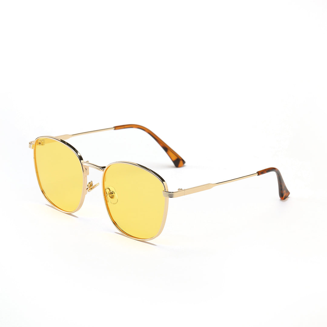 Women's fashionable hexagon sunglasses with luxurious metal frame Stornfield