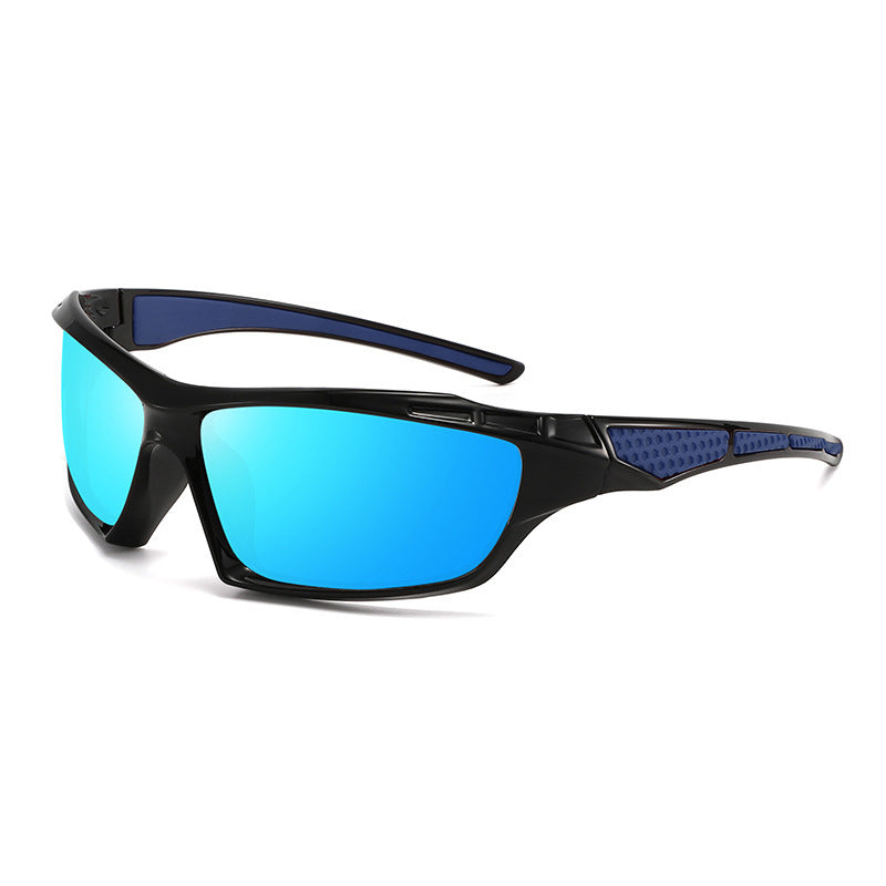 Unisex nan sporty wraparound sunglasses with polarized, shatterproof polycarbonate lenses and non-slip nose pads Stornfield