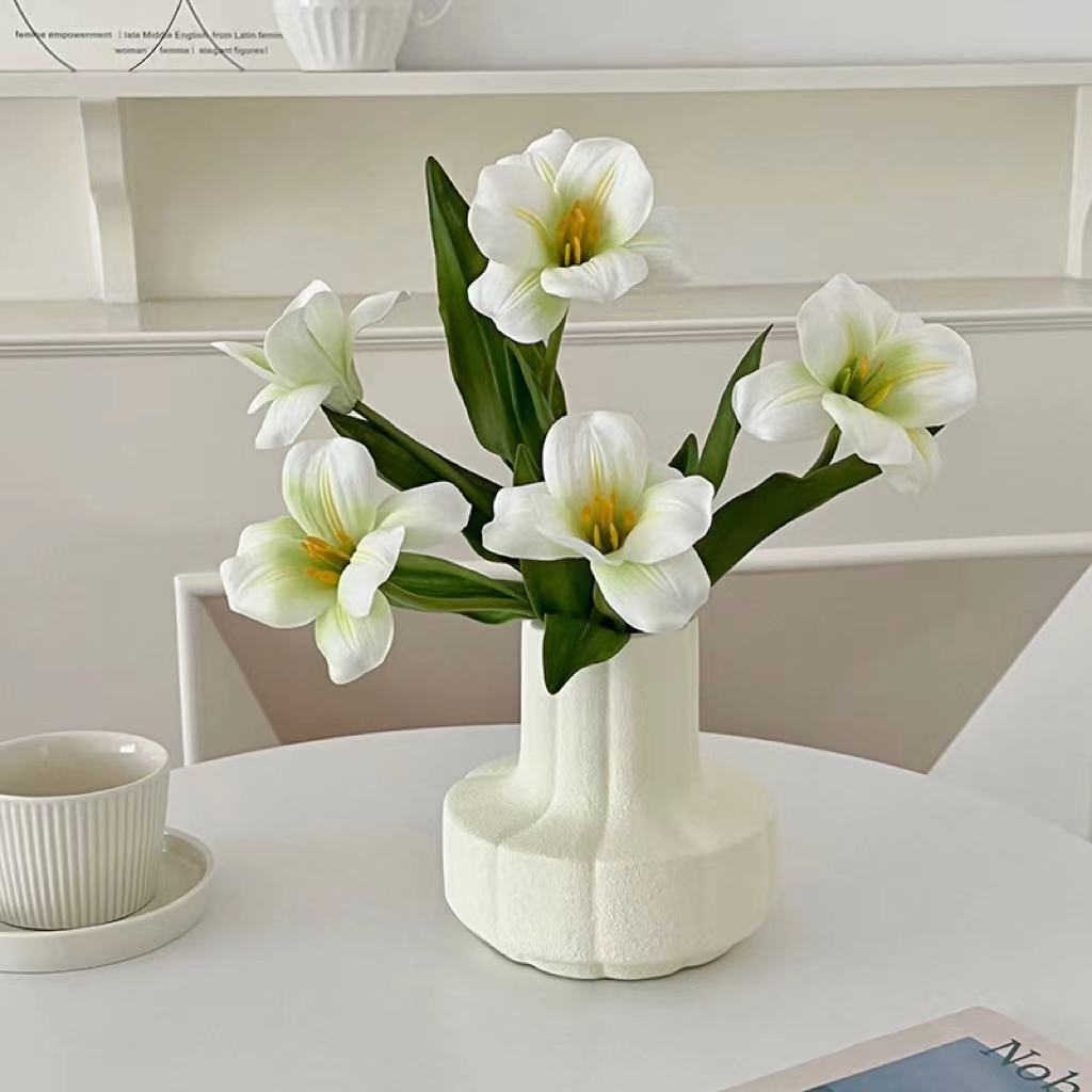 Realistic Silk Flower Bouquet