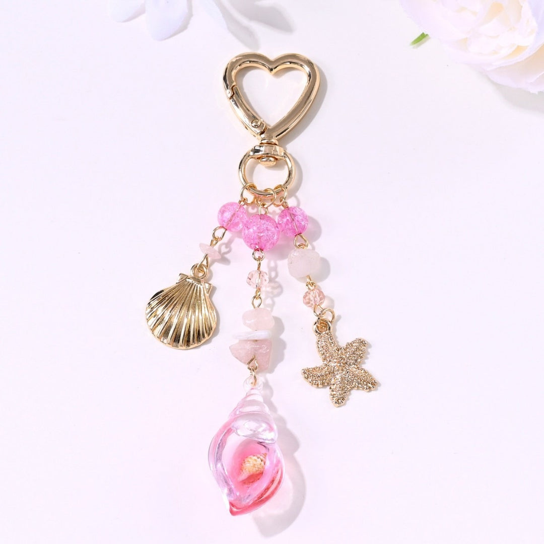 Keychain with Sparkling Sun Motif Stornfield
