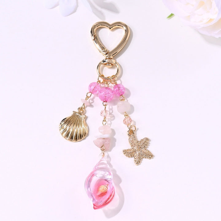 Keychain with Sparkling Sun Motif Stornfield