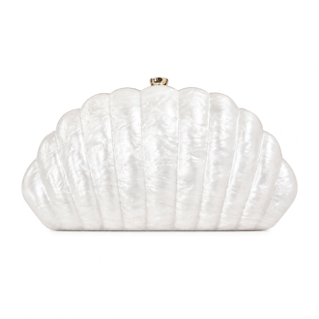 Elegant Shell-Shaped Handbag