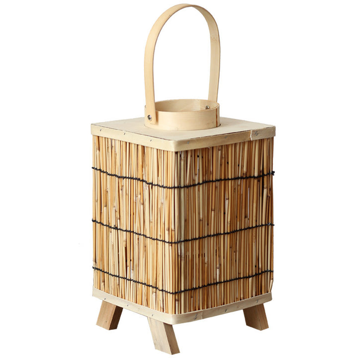 Stylish lantern made of natural materials Stornfield