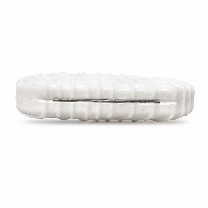 Sculpted Shell-Inspired Evening Clutch