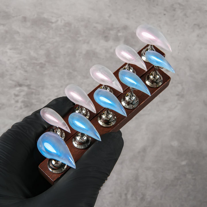 Artistic Gradient Stiletto Press-On Nails
