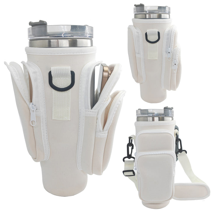 Unisex Portable Drink Container with Multifunctional Compartments Stornfield