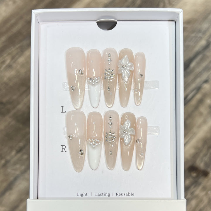 Ornate Press-On Nail Design Stornfield