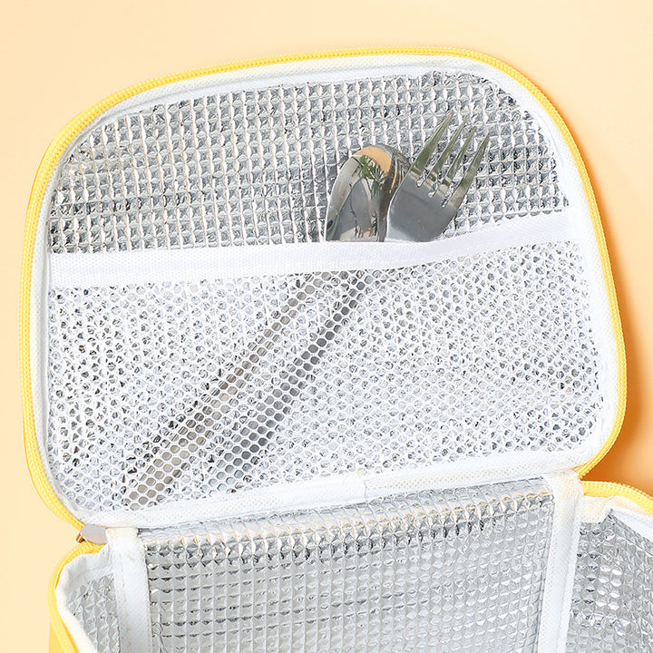 Insulated lunch bag with cheerful vehicle design Stornfield