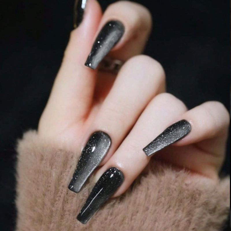 Glossy Stiletto Press-On Nail Art with Ombre Effect Stornfield