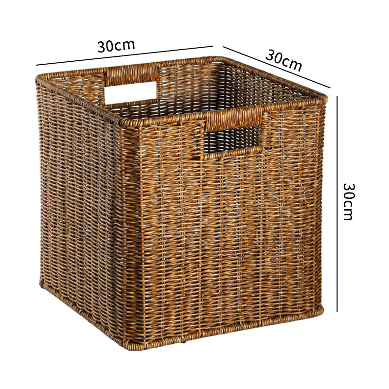 Handwoven Rustic Storage Cube Stornfield