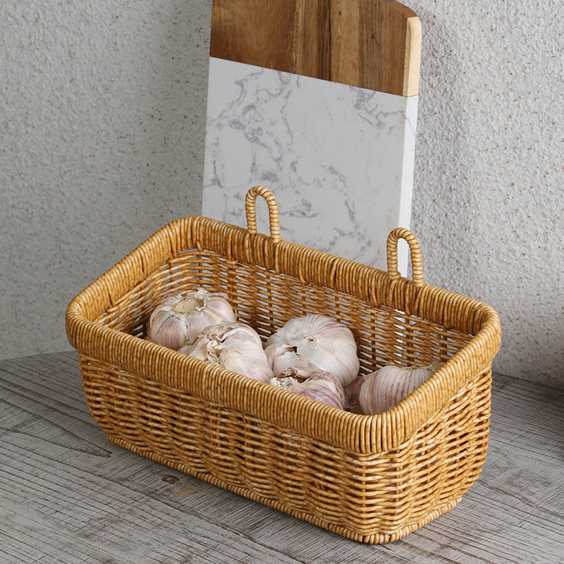 Handwoven Multi-Compartment Storage Basket Stornfield