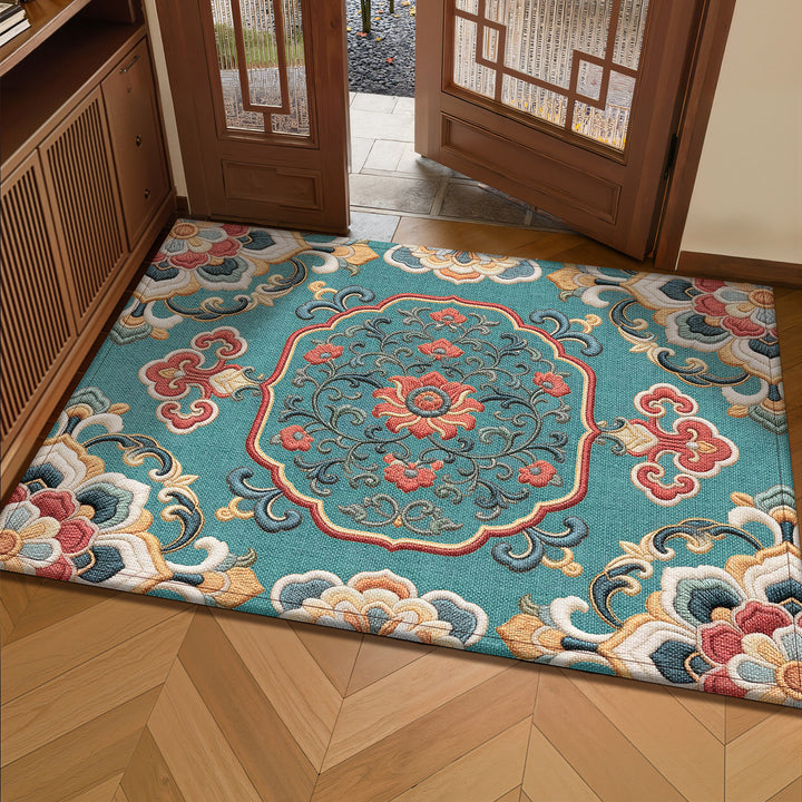 Decorative Floral Area Rug