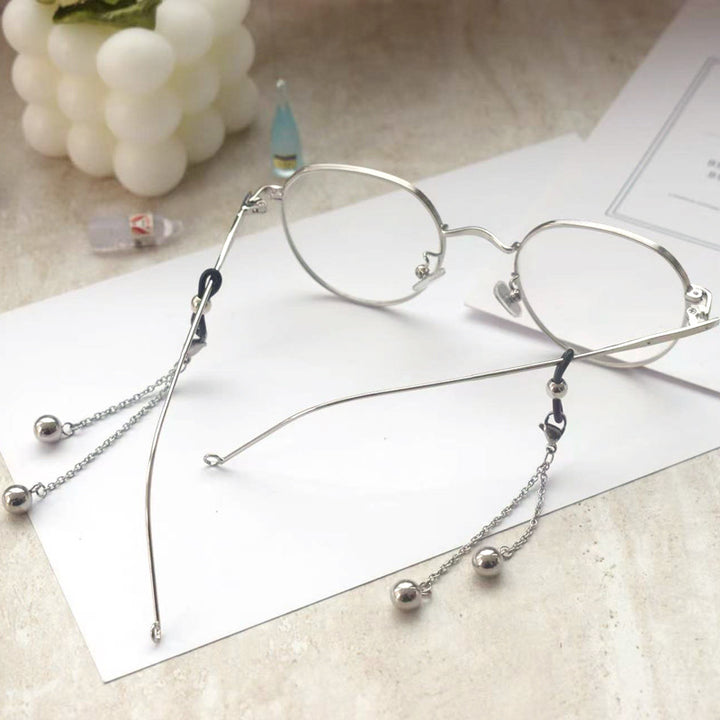 Dangle Earrings with Unique Chain and Bead Design Stornfield