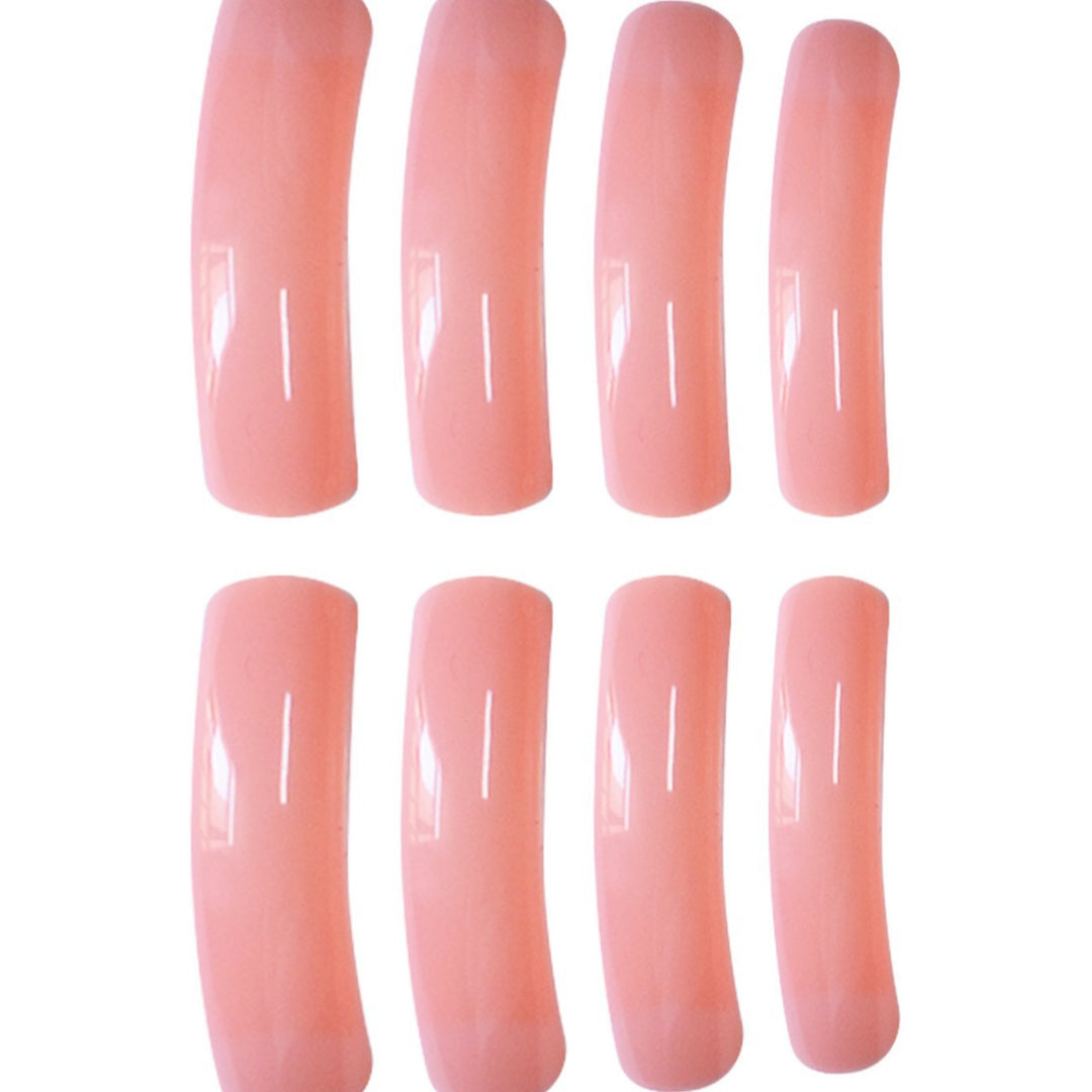 Long Glossy Press-On Nails Stornfield