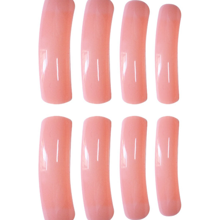 Long Glossy Press-On Nails Stornfield