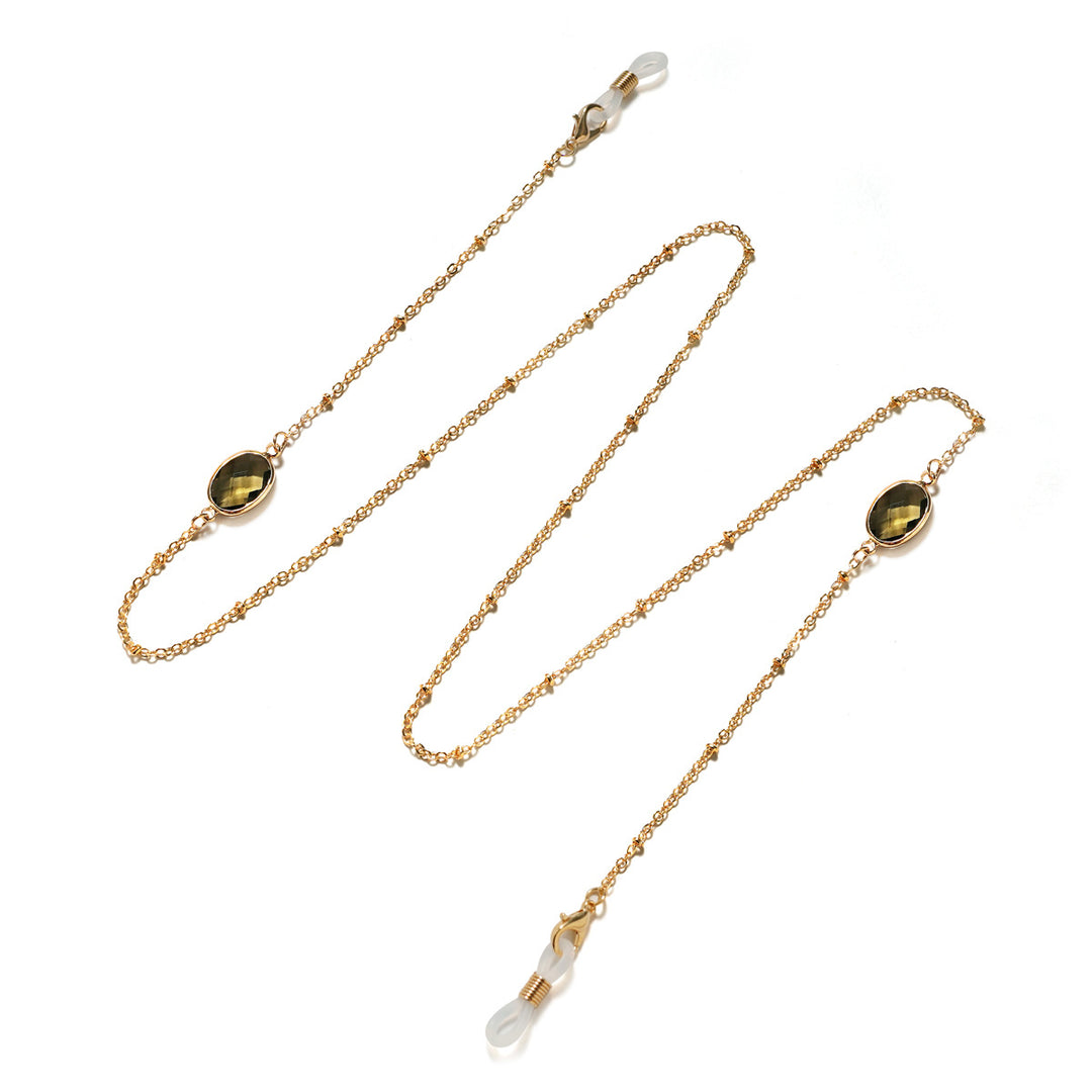 Elegant Gemstone-Embellished Eyewear Holder Stornfield