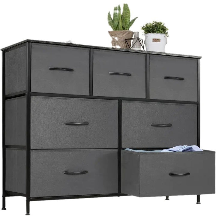 Industrial-Style Fabric Storage Dresser Stornfield