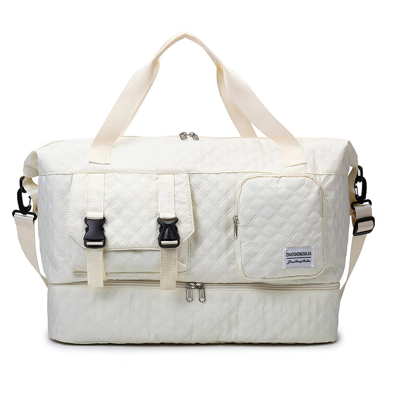 Premium Quilted Weekend Duffel Bag