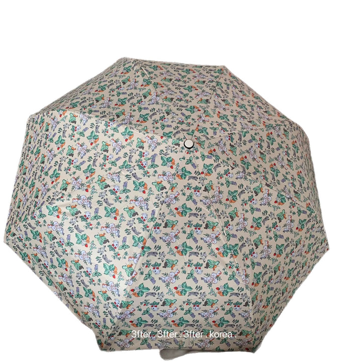 Ladies Folding Umbrella with Floral Vintage Design Stornfield