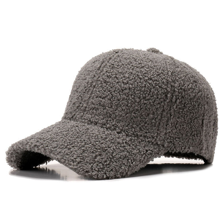 Sherpa Teddy Faux-Shearling Baseball Cap with Curved Brim and Adjustable Back Strap Stornfield