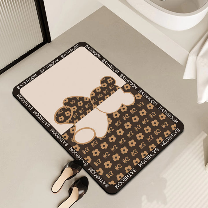 Cute Cartoon Character Bath Mat Stornfield