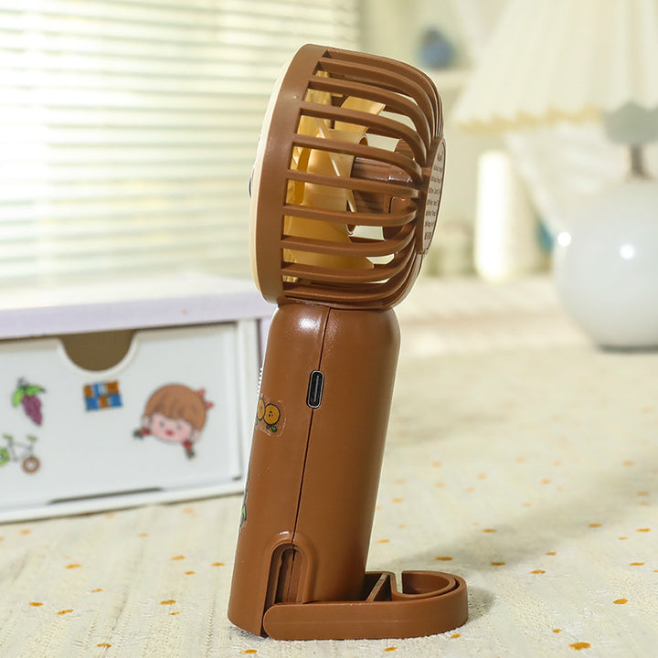 Women's Portable Mini Hand Fan with Creative Animal Designs Stornfield