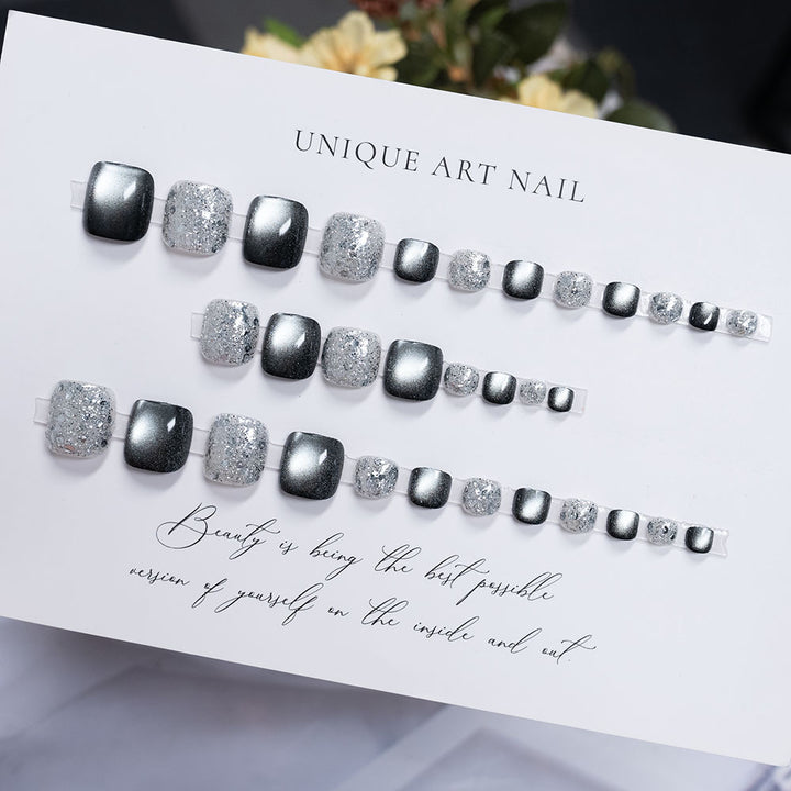 Glamorous Sparkling Toe Nail Art Stornfield