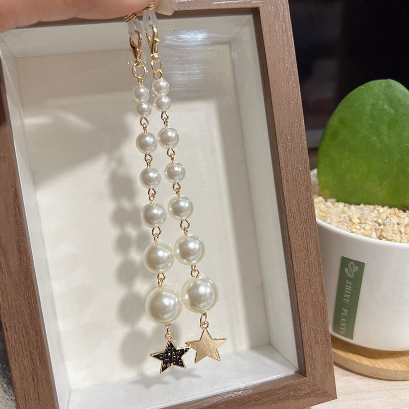 Glamorous Long Pearl Drop Earrings Stornfield
