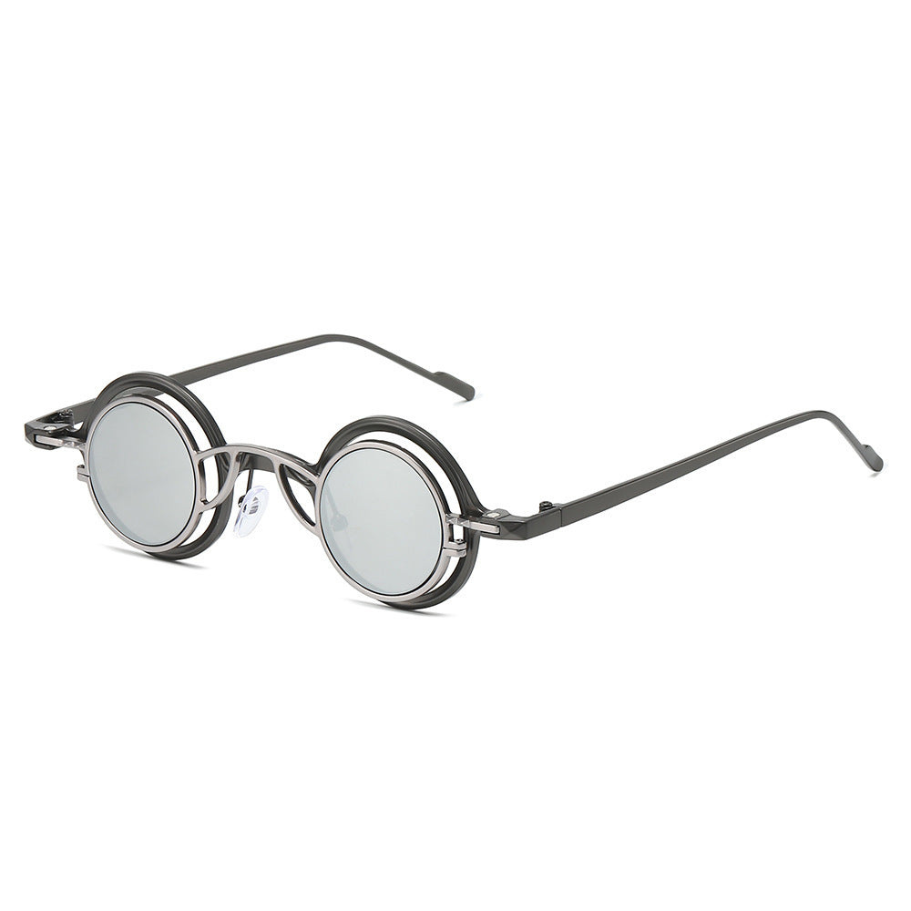 Fashion-Forward Circular Frame Sunglasses Stornfield