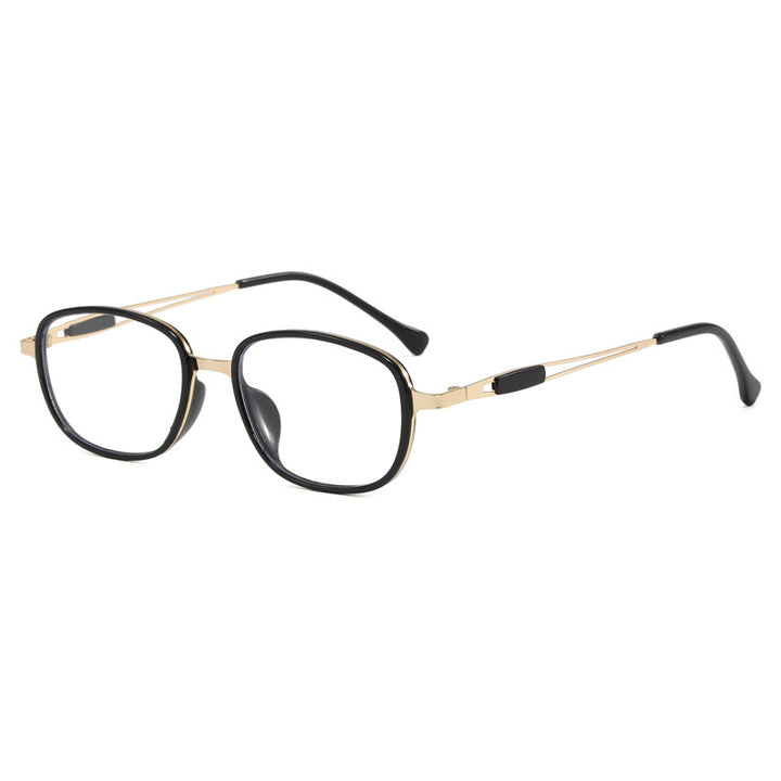 Fashionable sunglasses with square frame and slim metal frame Stornfield