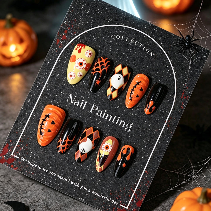 Creative Halloween Press-On Nail Tips Stornfield