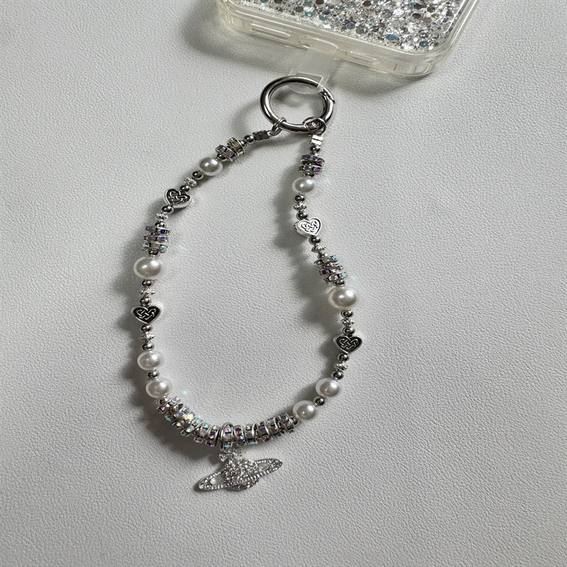 Decorative Pearl Charm Keychain Stornfield
